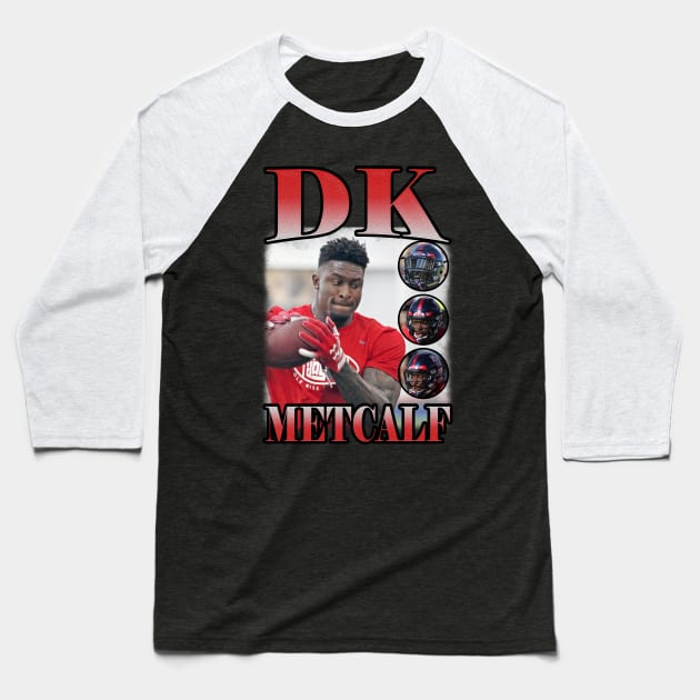 BOOTLEG DK METCALF VOL 5 Baseball T-Shirt by hackercyberattackactivity